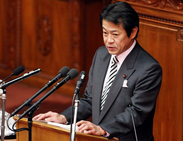 Shoichi Nakagawa, japoński minister finansów. Fot. Bloomberg