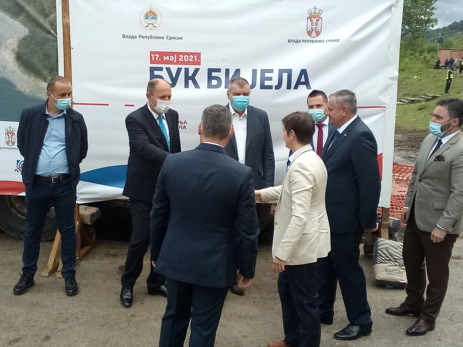 Polaganje temeljca za Buk Bijelu 