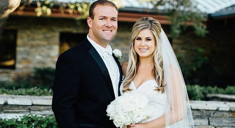 The wedding of Cody Campbell and Kelly Yocca was not without drama on Saturday, after a female guest started choking at their reception in Orange County, California 