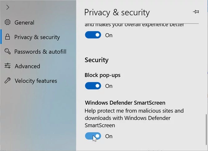 Nowe ustawienia dla Microsoft Edge z Windows 10
