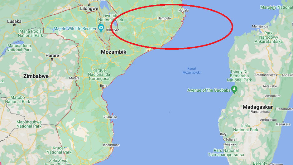 Tragedia wydarzyła się na wodach u wybrzeży Mozambiku