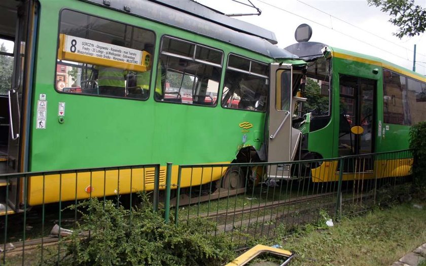 Zderzenie tramwajów w Poznaniu