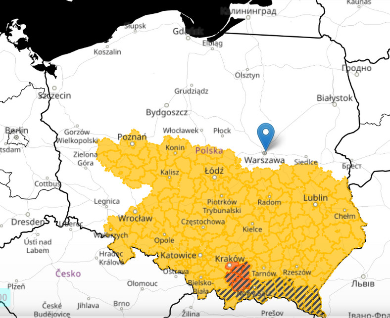 Ostrzeżenia IMGW. Burze w południowej i centralnej Polsce