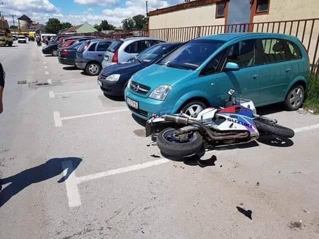 A motort még ellökte, de a bajt nem kerülhette el