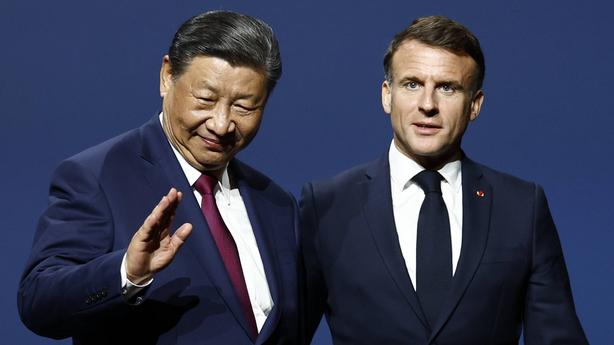Xi Jinping i Emmanuel Macron
