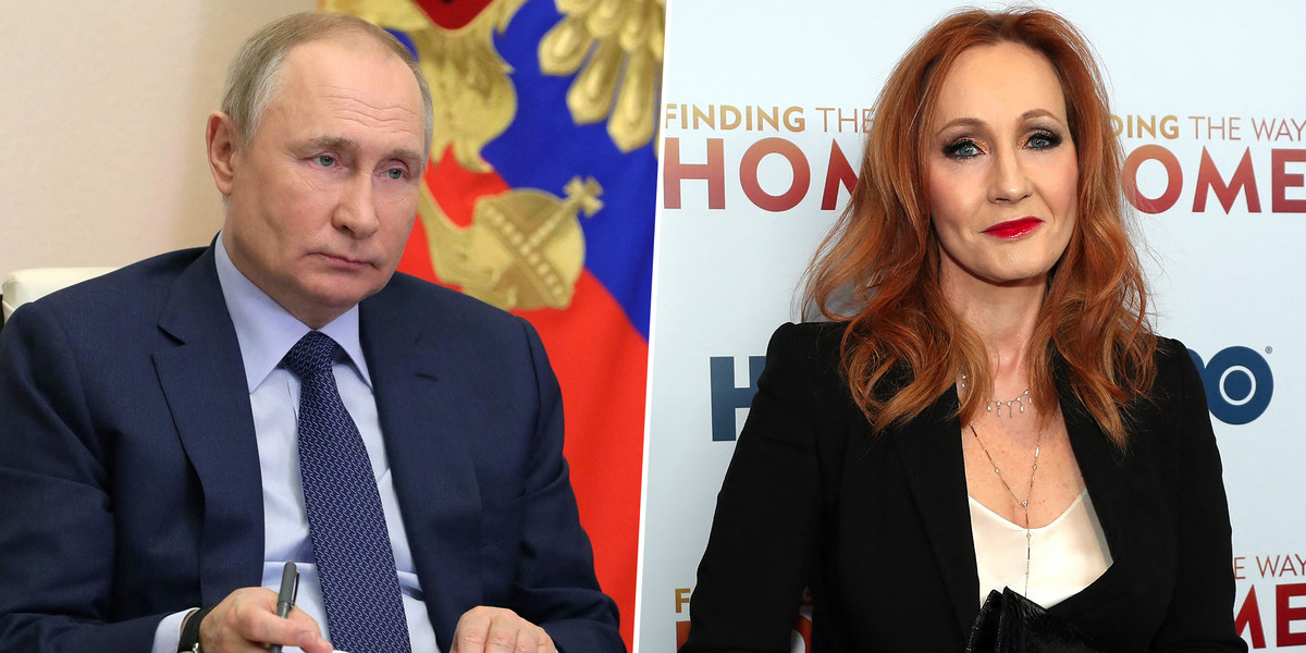 Władimir Putin porównuje Rosję do... autorki "Harry'ego Pottera". Pisarka odpowiedziała zbrodniarzowi wojennemu. 