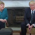 Donald Trump nie podał ręki Angeli Merkel. Dziwne zachowanie amerykańskiego prezydenta
