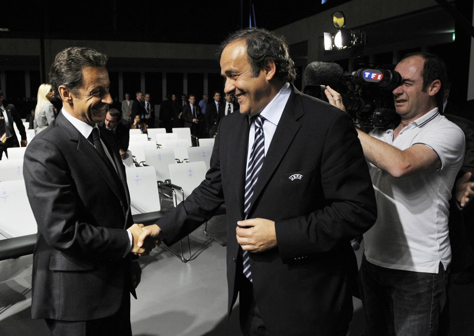 Nicolas Sarkozy, Michel Platini 