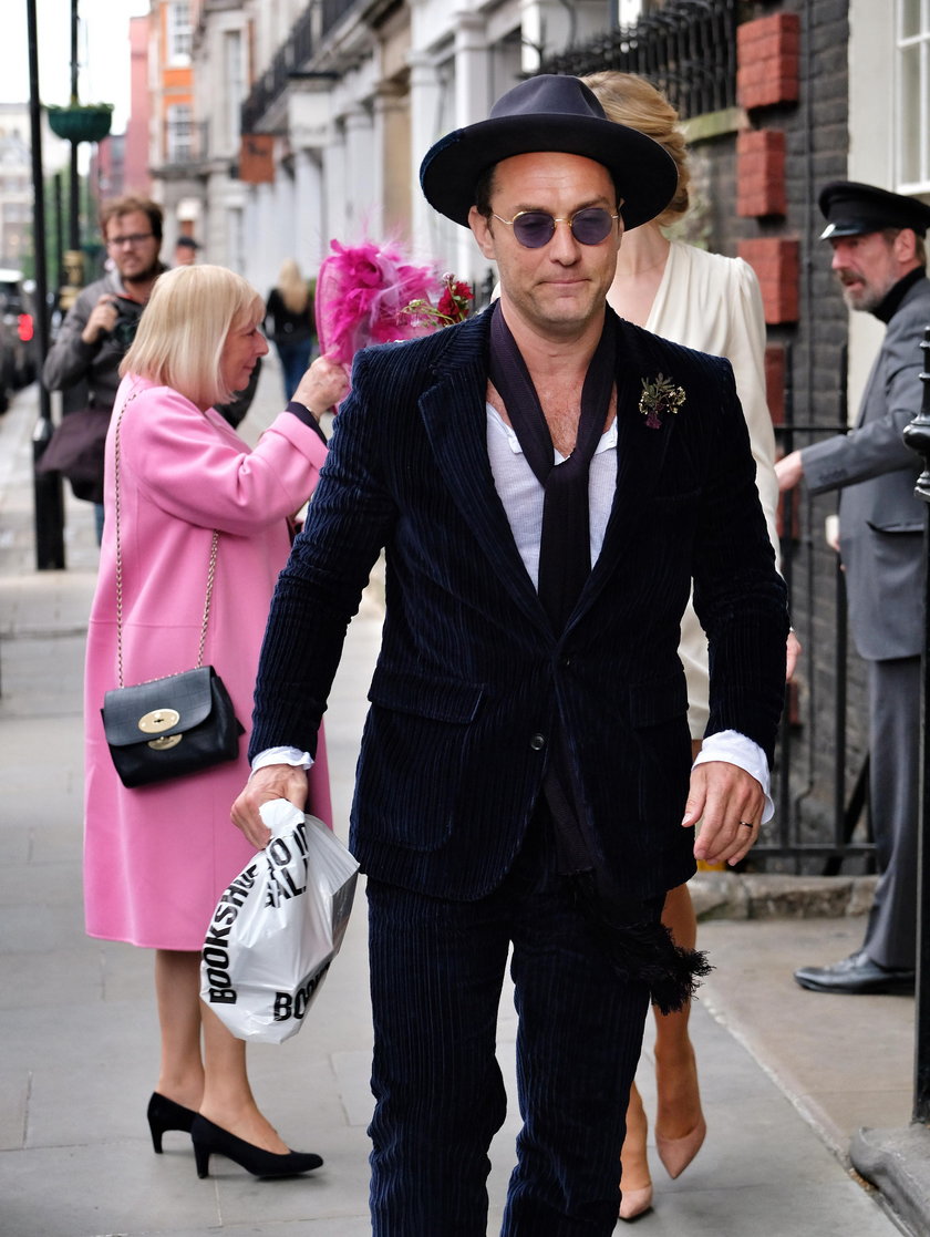Aktor Jude Law wziął ślub w Londynie. Jego wybranką jest Phillipa Coan