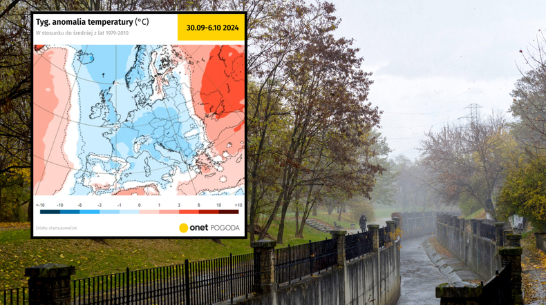 Idą zmiany w pogodzie. Przyszły tydzień zapowiada się wyraźnie chłodniej (mapa: charts.ecmwf)