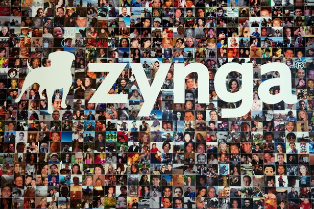 Logo Zyngi. Fot. David Paul Morris/Bloomberg