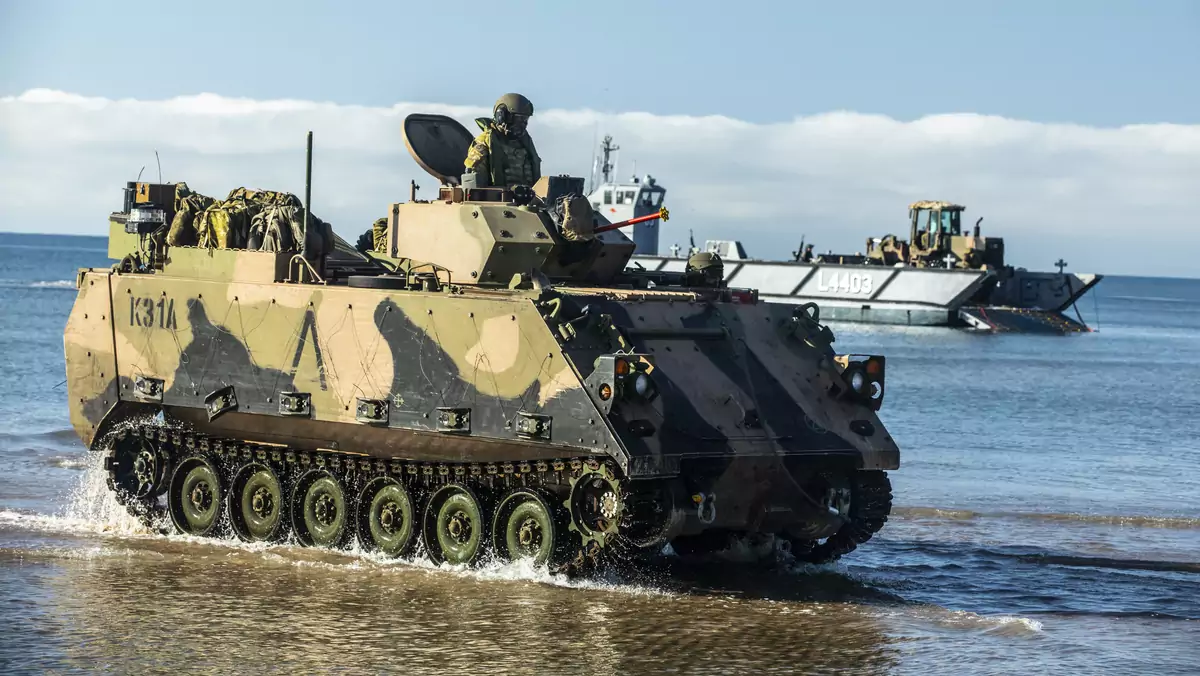 Australijski M113AS4 podczaś ćwiczeń Exercise Talisman Sabre 2021