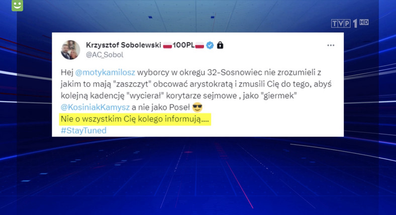 "Wiadomości" TVP o sytuacji na polskiej scenie politycznej