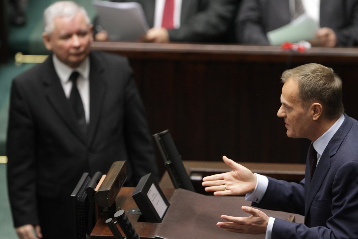 Jarosław Kaczyński i Donald Tusk