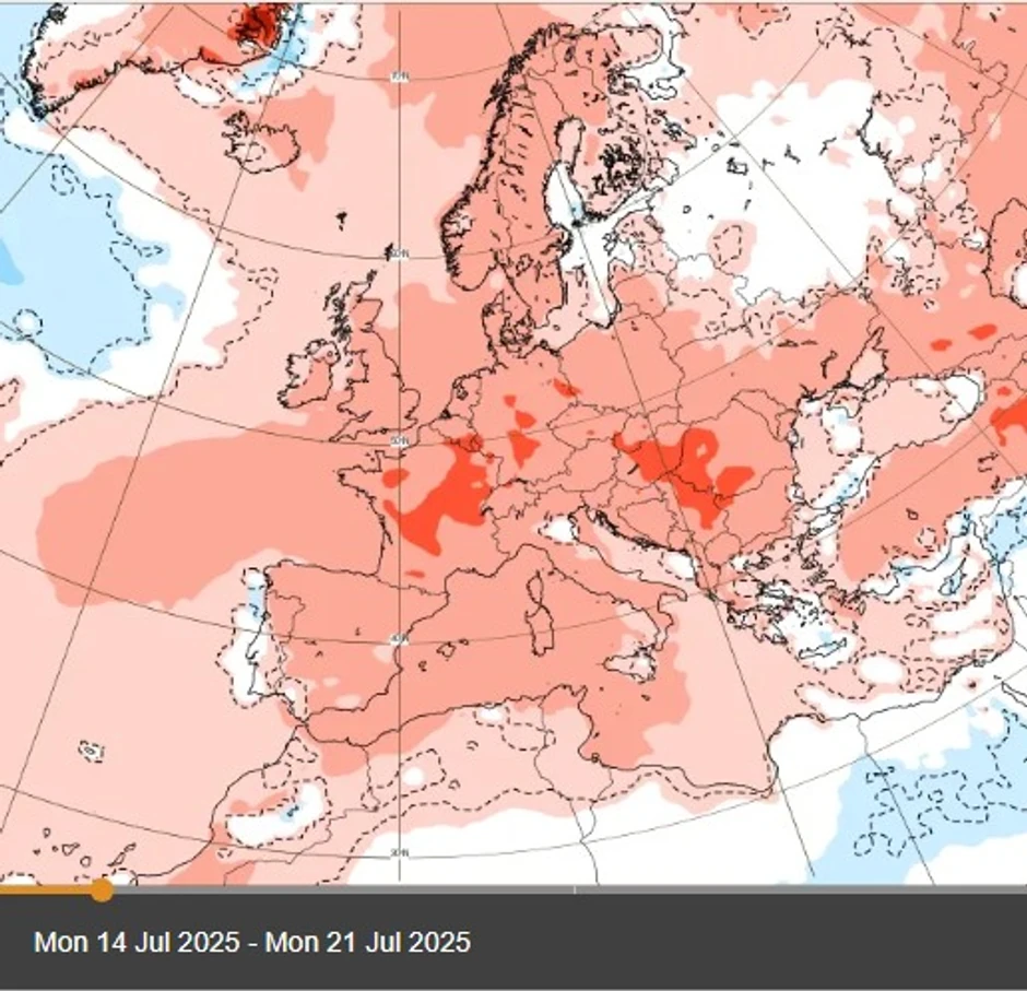 Mapa za drugu polovinu jula