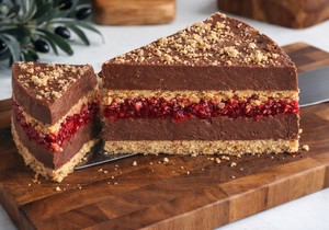 Puding torta sa malinama