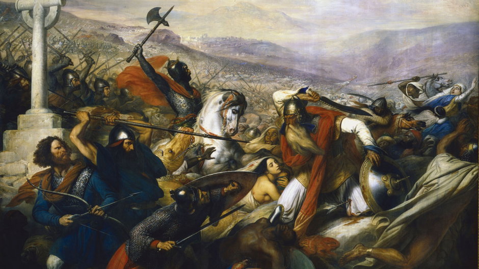 Bitwa pod Poitiers (mal. Charles de Steuben)