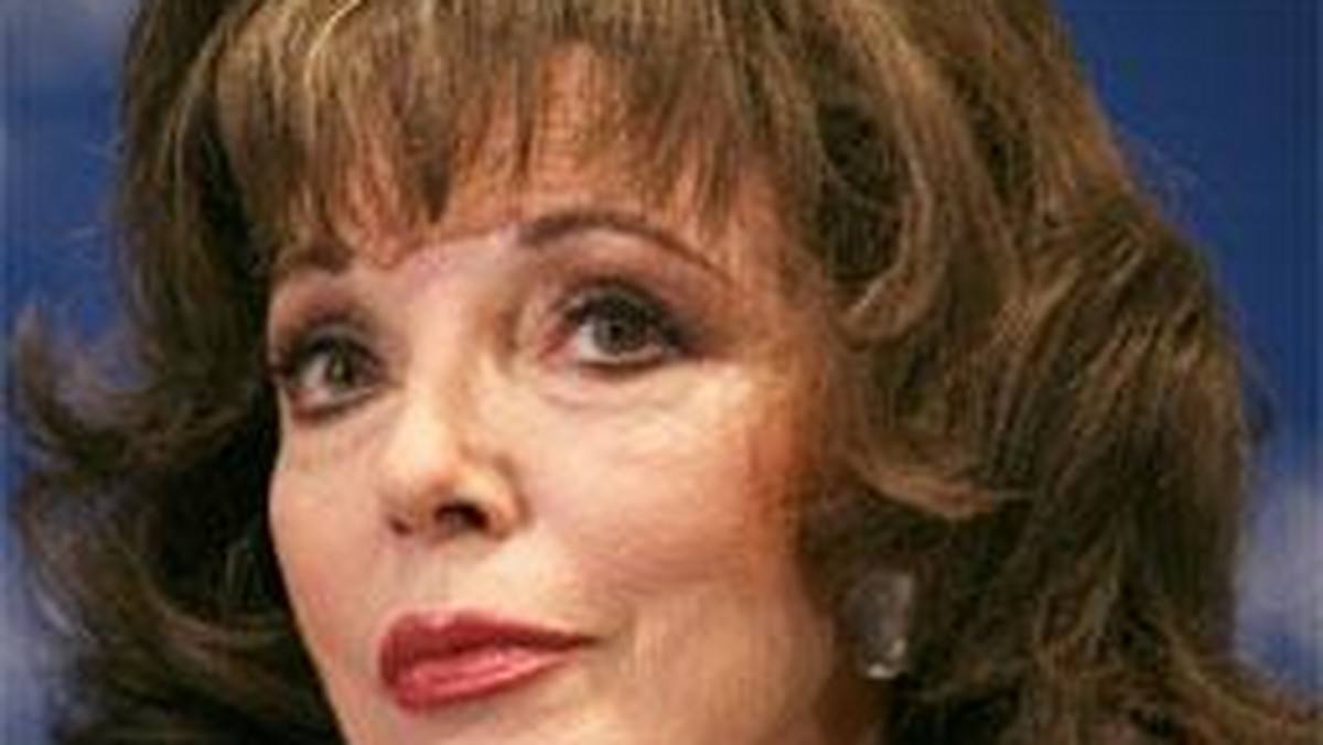 Aktorka Joan Collins twierdzi, że zdecydowałaby się na operację plastyczną wyłącznie po to, aby usunąć drugi podbródek - oczywiście, gdyby go miała.