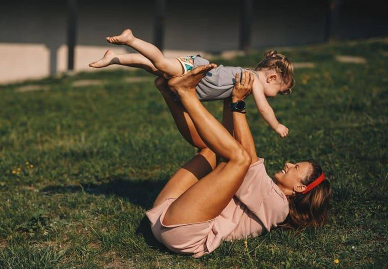 Anna Lewandowska i Klara Lewandowska