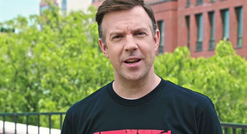 Saturday Night Live alum Jason Sudeikis appears in the 2017 Immigration Heritage Month launch video.