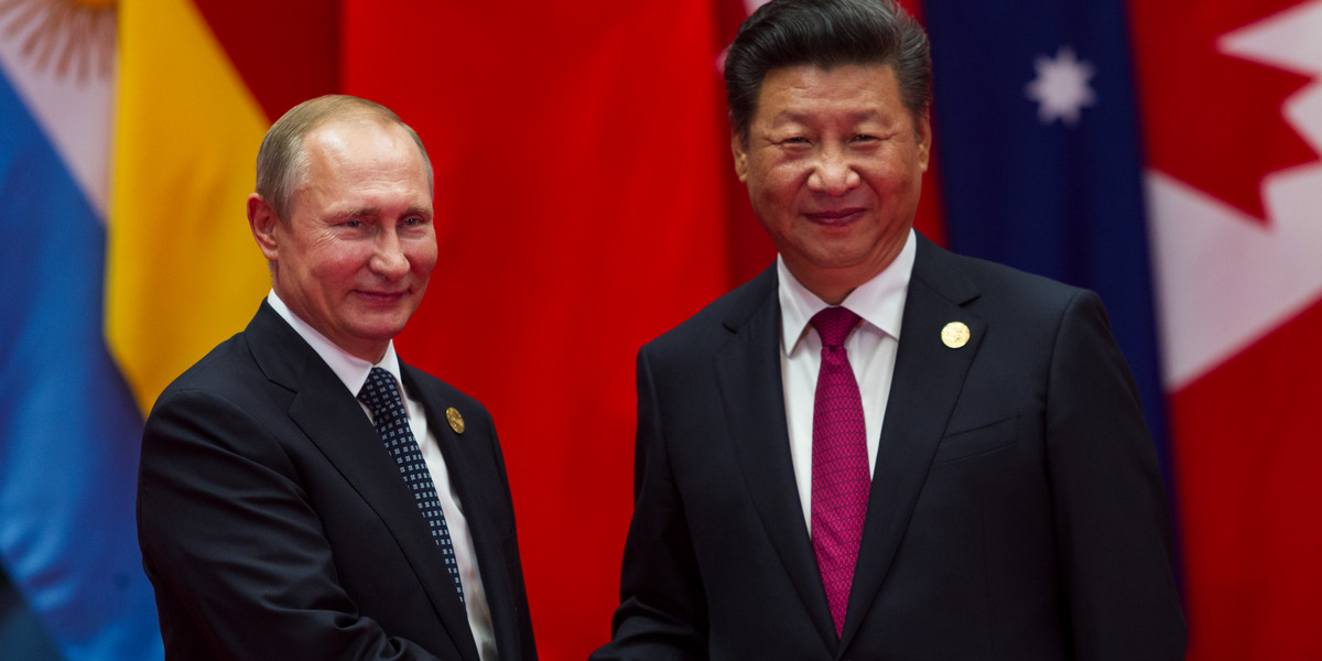Władimir Putin i Xi Jinping