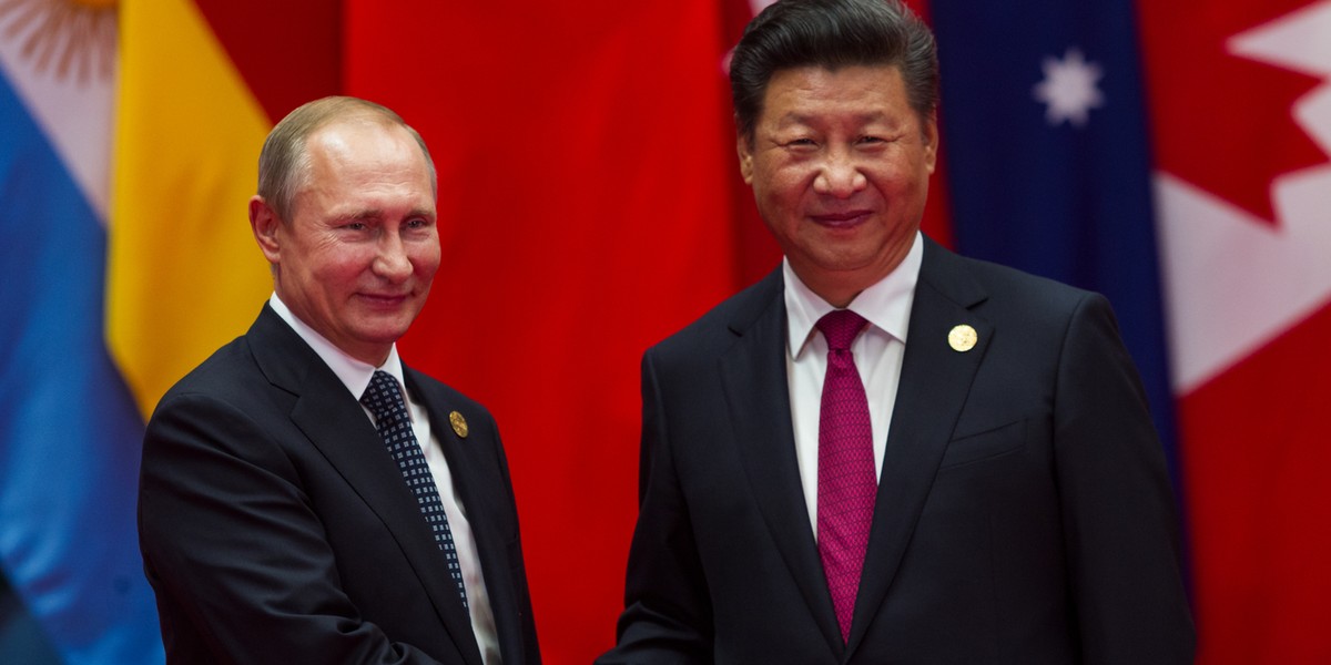 Władimir Putin i Xi Jinping