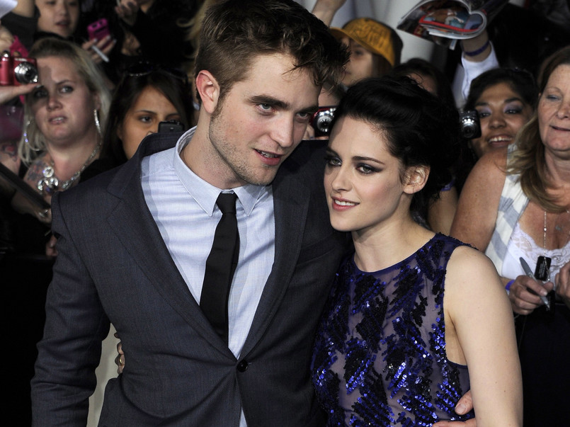 Robert Pattinson i Kristen Stewart na premierze "Przed Świtem. Część 1"