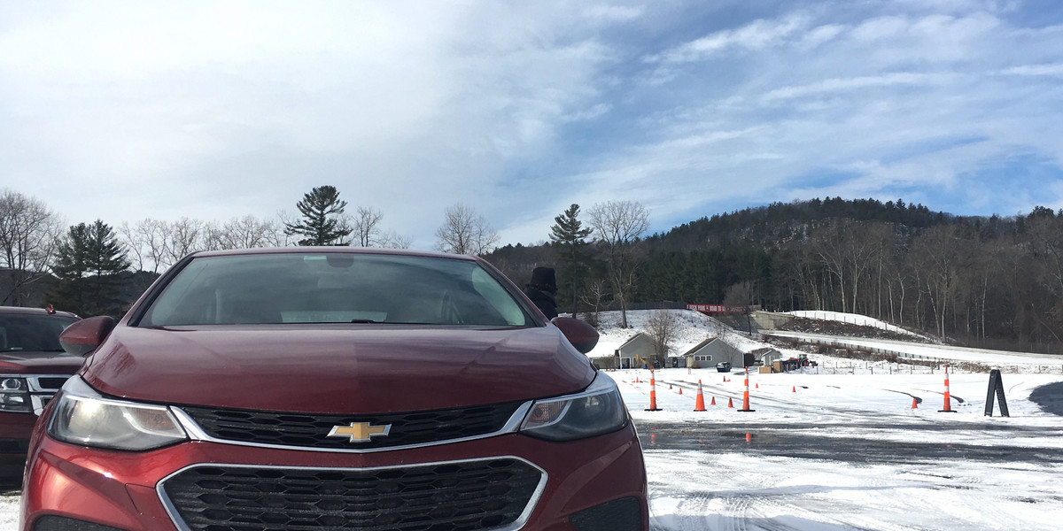 I took a Chevy Cruze off-roading through the snow — here's what it taught me about winter driving