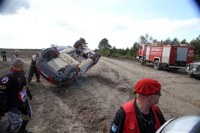 Groźny wypadek Małysza. Pobił rekord i dachował