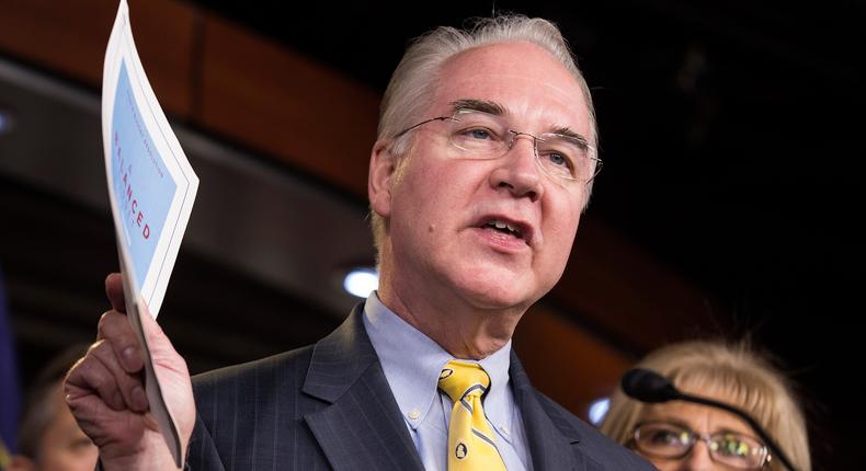 Health and Human Services Secretary Tom Price.