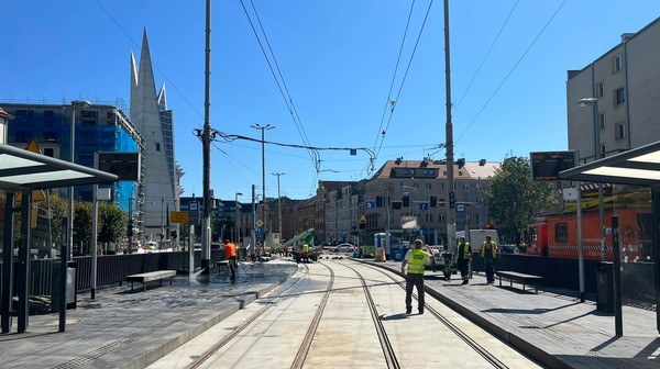 Kończą się prace w międzytorzu na wysokości ul Świdnickiej W czawartek pojadą tu tramwaje