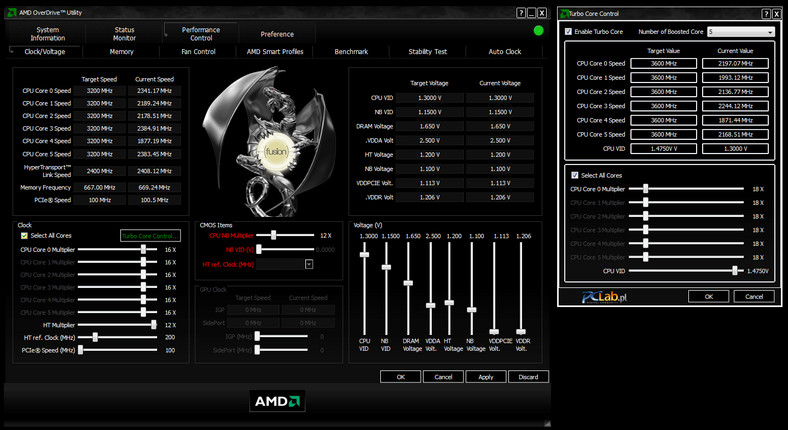 AMD Overdrive 3.2.1