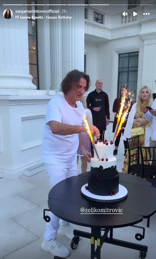 Željko Mitrović (Foto: Instagram/sanjamarinkovicofficial)