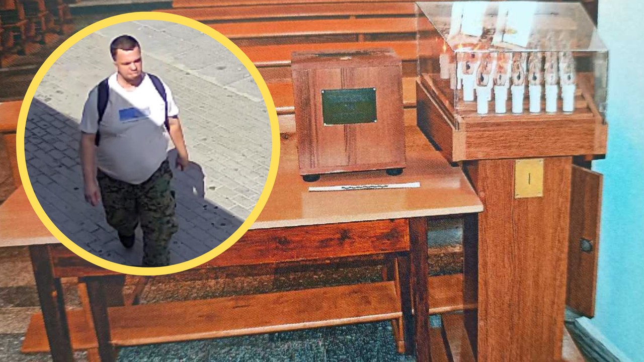 Policja szuka mężczyzny ze zdjęcia. Wiadomo, co zrobił w kościele
