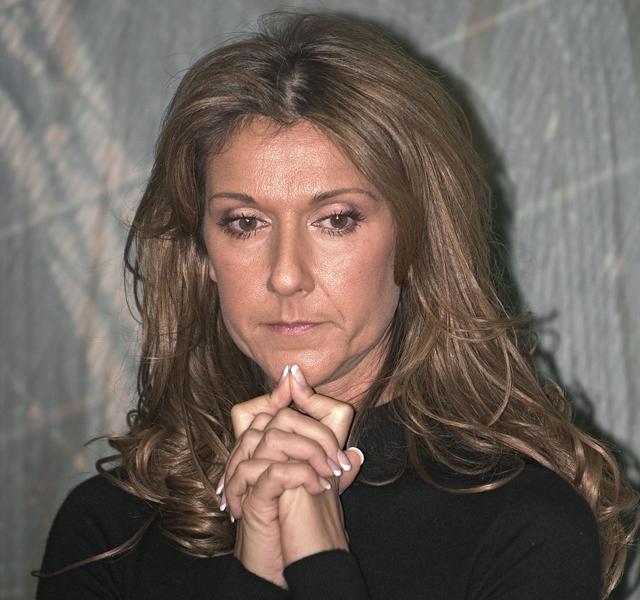 Celine Dion a gyász pillanataiban