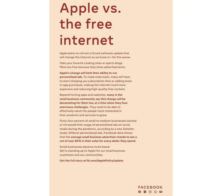 Apple vs the free Internet