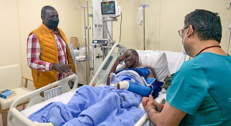 Deputy President William Ruto’s message after visiting Dennis Itumbi in Hospital [Photos]