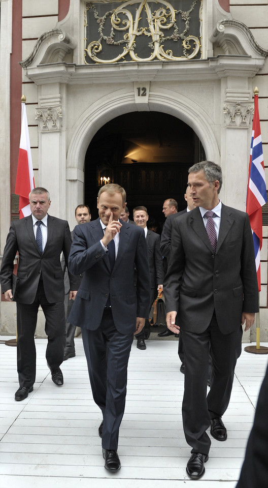 Spotkanie premierów Polski i Norwegii