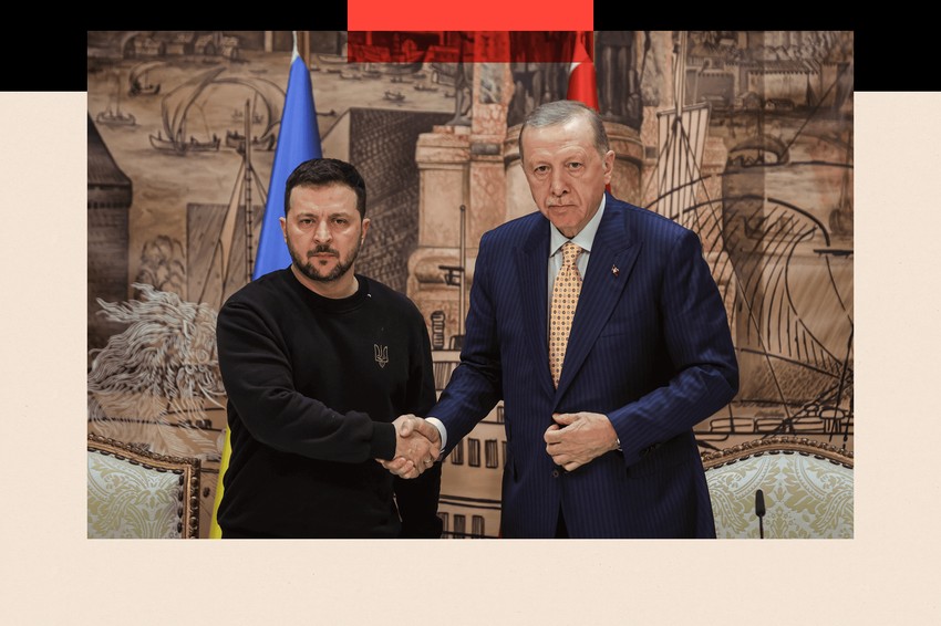 Erdogan je upleten u mnoga dešavanja, poput onih u Rusiji i Ukrajini. (Na slici tokom susreta sa ukrajinskim predsednikom Vladimirom Zelenskim u Istanbulu) | Foto: Ozan Guzelce/ dia images via Getty Images