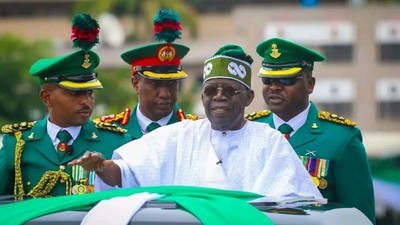 President Bola Ahmed Tinubu was sworn in on Monday, May 29, 2023. [Oraclenews]
