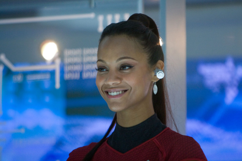 Zoe Saldana jako Uhura w nowej wersji "Star Trek"