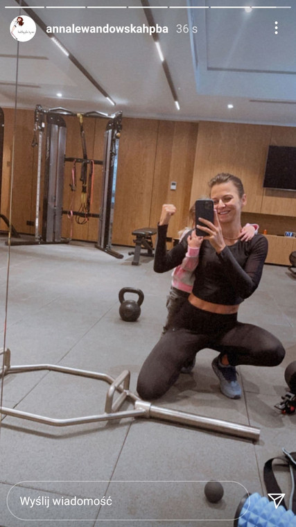 Anna Lewandowska pokazała zdjęcia z treningu z córką