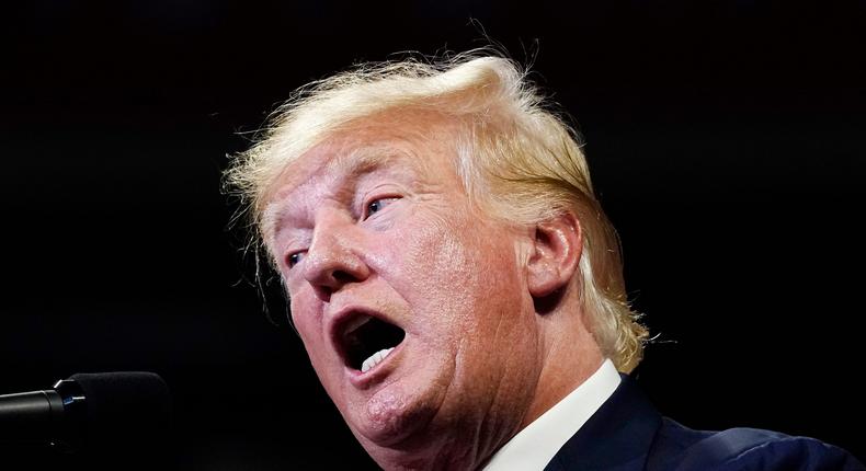 Former President Donald Trump speaks at a Save America rally Friday, July 22, 2022, in Prescott, Ariz.Ross D. Franklin/AP