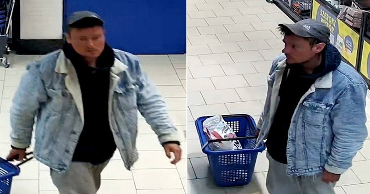 Grasował w Lidlu! Kamery nagrały mężczyznę, szuka go policja
