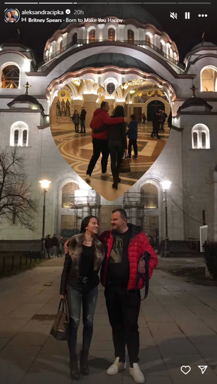 Cipka sa pokojnim suprugom