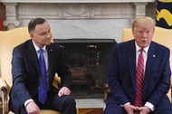 Andrzej Duda Donald Trump Gabinet Owalny