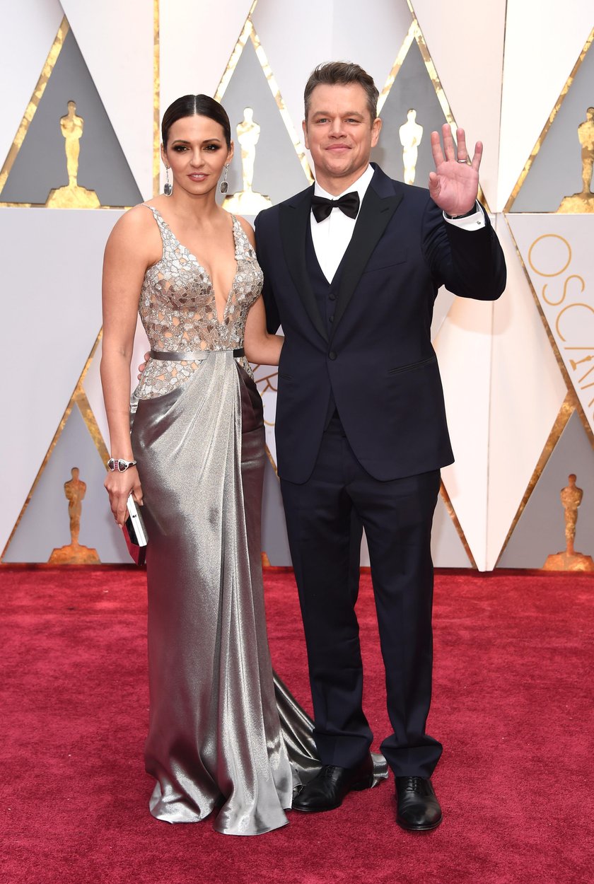 Matt Damon i Luciana Barroso