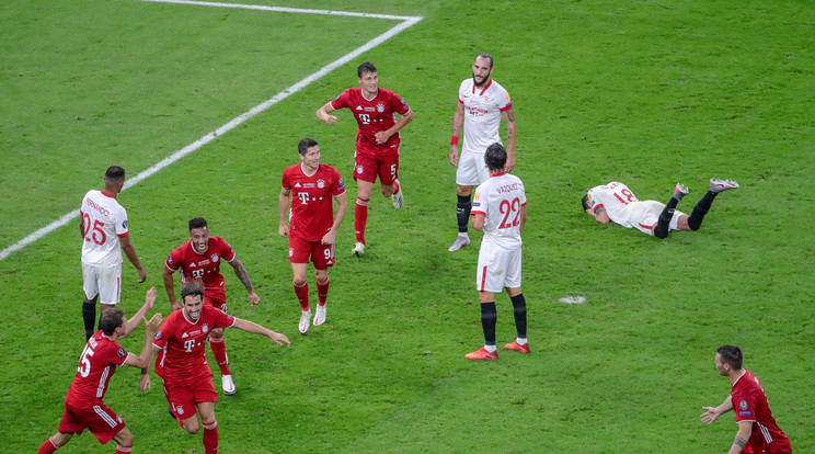 Bayern és Sevilla Szuperkupa meccs a Puskás Arénában / Fotó: Varga Imre