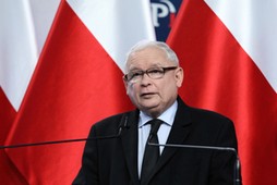 Jedynki na liście PiS ogłaszane przez prezesa Jarosława Kaczyńskiego. 