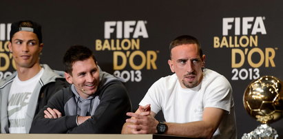 Ribery domaga się Złotej Piłki i atakuje Ronaldo